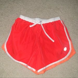 Pink athletic shorts